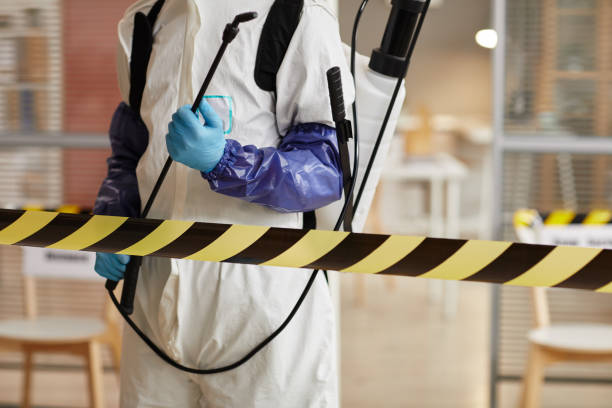 Professional Biohazard Cleanup technician working in Hamburg, AR